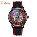 Dulunwe brand new fashionable business waterproof automatic mechanical men's watch. 