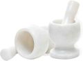 Marble Mortar and Masher Set Manual Smasher Garlic Press Grinder Crusher Pesto Pastes Spices Guacamole Home Kitchen Cooking Tool White. 