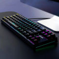 K71 Hotswappable Keyboard RGB Rainbow Mechanical Gaming Keyboard 71 Keys Detachable Cable - Hotswappable Blue Switch. 