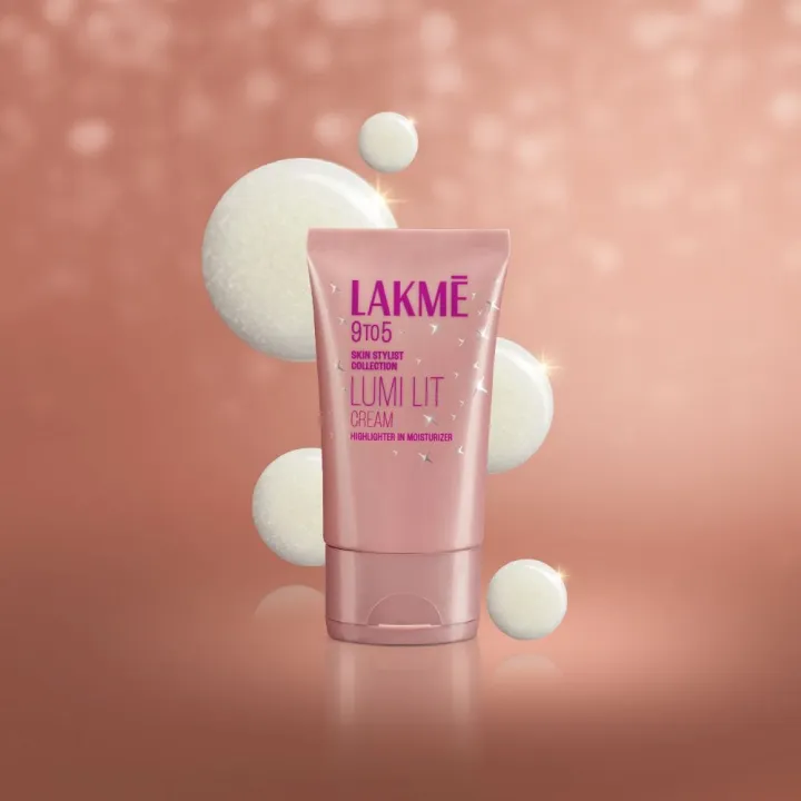 Lakme%209%20To%205%20Lumi%20Lit%20Cream%20Highlighter%20+%20Moisturizer%20+Primer%20With%20Hyaluronic%20Acid%20&%20Niacinamide%20-%20Image%202