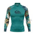 Men's Surf Shirt Sport Rash Guards Suit Quick Dry Long Sleeve Wetsuit Beach T-shirt Tights Surf Guard Top Clothes Swimsuit UV. 