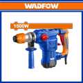 WADFOW 1500W SDS plus Rotary hammer With 3 Pcs drills bit and 2 Pcs chisels For Wood,Steel and Concrete WRH2D32. 