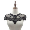 Trendiq Lace Neck Collar Hollow Design Flower Mesh Clothing Applique. 
