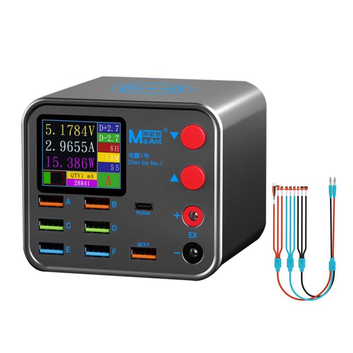 MaAnt Dianba 1 Multifunction 8-port Charger for Mobile Phone with hort Circuit Repair Function mart Wireless Fast Charging Tool