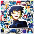 Artsy Home 25/50 Pcs Anime Blue Lock Stickers for Laptops Cellphone Guitar. 