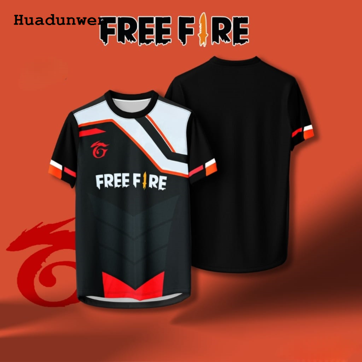 Huadunwen Original Free Fire Official E-Sports Jersey