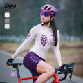 2025 new CSED Cycling Jersey Spring Summer Autumn Bicycle Riding Soft Clothes Women's Long Sleeve Bike Clothing Full Zipper Quick Dry NEW. 