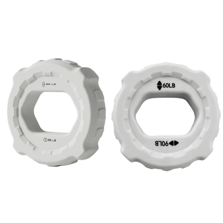 Grip Strength Trainer Hand Grip Strengthener Ring Double Force Grip Rings Light Gray