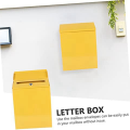 1 PCS Wall Hanging Key Hanging Box Outdoor Mailbox for Small Mailbox Letters with Iron Door. 