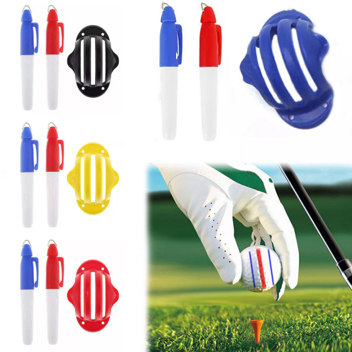 1Set Golf Ball Line Marker Golf Putting Positioning Aids Outdoor Golf Sport Tool Cologo