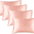 Silk / Satin Silk Pillow cases Set Of 2 ( 17*27 Inches). 