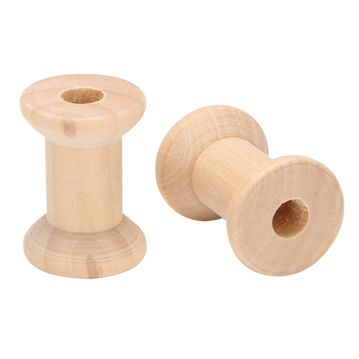 JAERBEE%2030Pcs%20Wooden%20Empty%20Thread%20Spools%20Natural%20Color%2029mm%20X23mm%20-%20Image%208