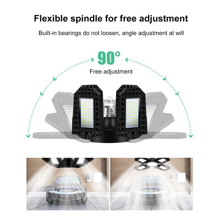 LED%20Garage%20Light%20E27%20Folding%20Transformer%20Garage%20Light%20100W%20High%20Power%20Waterproof%20Industrial%20Lighting%20Canopy%20Light%20Quad%20Leaf-e27%20-%20Image%204