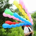 20pcs new Long Shape Threaded Latex Balloons Latex Unique Inflatable Balloons Twist Spiraal Balloon Kid. 