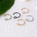 [ New ] Stainless Steel C Type Fishhook Nose Ring U Shape Nasal Splint Earrings Accessories Nose Stud Piercing Jewelry. 