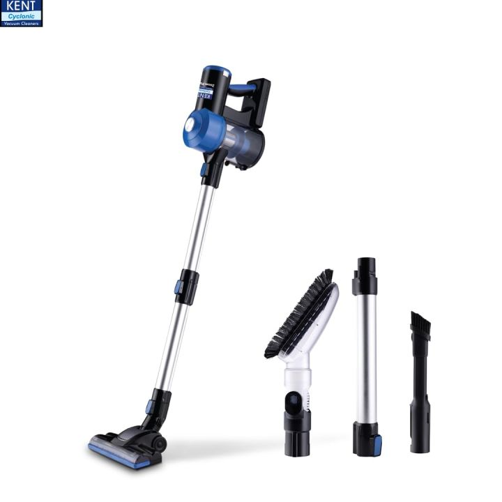 KENT Zoom Plus Cordless Vacuum Cleaner 150 Watt With  Multi Nozzle Operation &  Cyclone5 Technology  (Blue, Black)