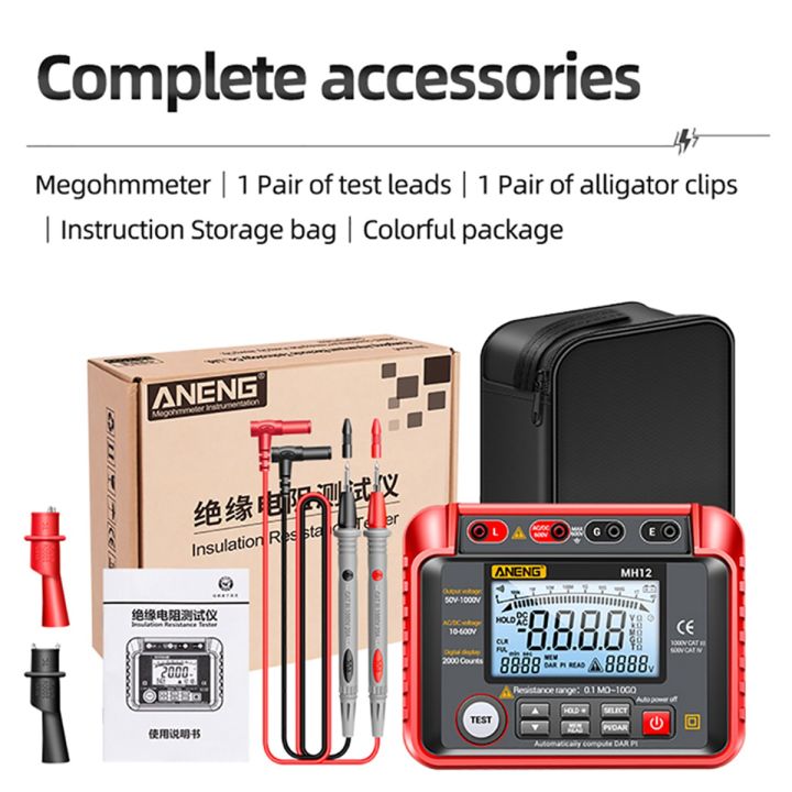 Insulation%20Ohm%20Tester%20Resistance%20Grounding%20MH12%20Digital%20Meter%20AC%20Tester%20-%20Image%204