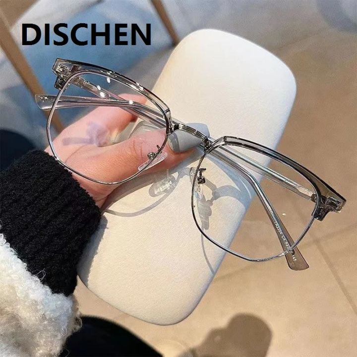 DISCHEN%20Fashion%20Anti%20Radiation%20Eye%20Glasses%20for%20Women%20Men%20Replaceable%20Lens%20Simple%20Square%20Anti%20Blue%20Ray%20Fashion%20Eyeglasses%20-%20Image%202