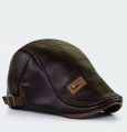 Casual Leather Skin Friendly Soft Classic Design Men's Flat Cap. 
