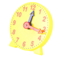 FORIDE 2pcs 4 Inch Student Learning Clock Time Model Teacher Gear Clock 12/24 Hour School Learning Tools. 