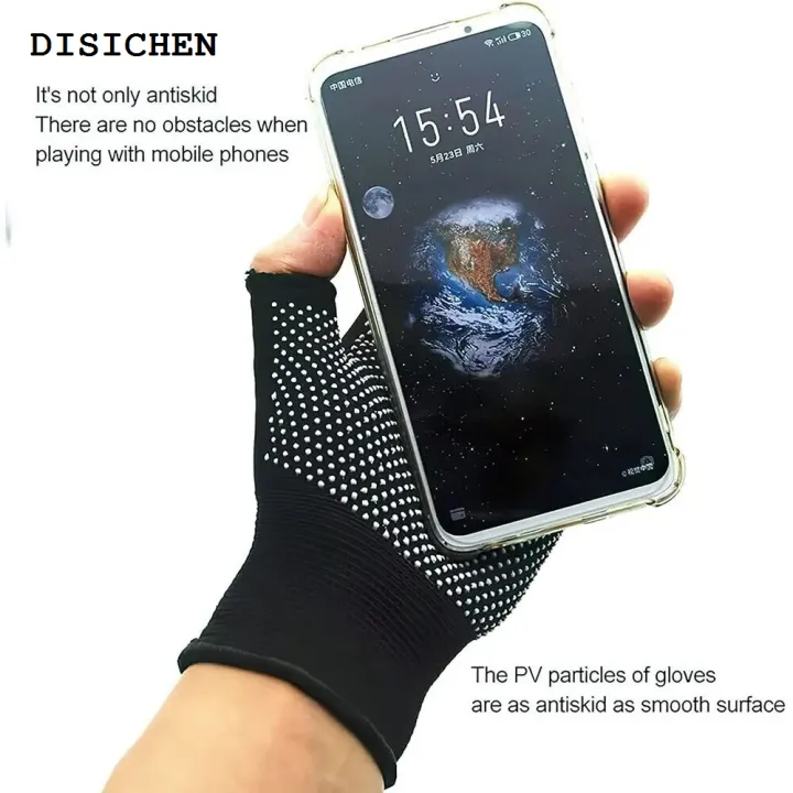 DISICHEN%20Original%201%20Pairs%20Bicycle%20Fingerless%20Gloves%20Lightweight%20Sunscreen%20Anti-Slip%20Riding%20Outdoor%20Workout%20Gloves%20Fitness%20Cycling%20Motorcycle%20-%20Image%204