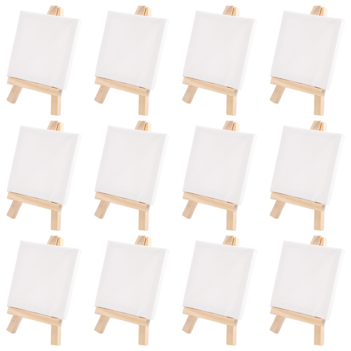 Artists 3 inch x3 inch Mini Canvas & 5 inch Mini Easel Set | Daraz.com.np