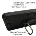 Mi Redmi Note 9 (Back Fingerprint) Defender / Armour With Stand Case  Cover. 