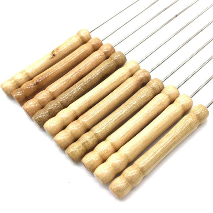 10pcs%20Stainless%20Steel%20BBQ%20Skewer%20Stick%20Barbecue%20Rod%20%5B%2030cm%20%5D%20-%20Image%202