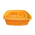Bagmati Set Of 4 Plastic Fruit & Vegetable Strainer Basket. 