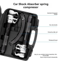 Coil Spring Compressor Tool Extendable Bracket Heavy Duty Strut Spring Compressor Tool Capacity for Car Truck. 