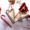 ARELENE 96Pcs Christmas Plastic Fake Candy Canes Twisted Toy Crutch for Christmas Tree Hanging Decorations. 