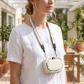 Rechargeable 5 Speed Adjustable Portable Rechargeable Fan Large Capacity Battery Handheld Design Hanging Neck Fan Multi-function Display Screen Personal Small Fan Outdoor Travel. 