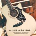 2Pcs Guitar Pickguard Anti-Scratch Guard Plate Self-Adhesive Pick Guard Sticker for Acoustic Guitar Parts. 