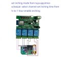 Tuyasmart WiFi RF Bluetooth Wireless Relay Switch Module with App Control for DIY Home Automation. 