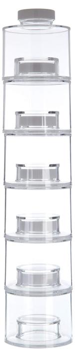 Prodyne Acrylic 6 Bottle Spice Tower (35 Cm)