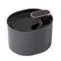 3L Automatic Pet Cat Water Fountain Mute Water Feeder Black. 