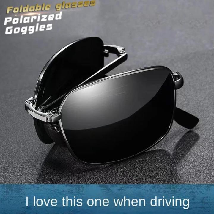 RAY%20BAN%20Yang%20Glasses%20for%20Men%20and%20Women%20Retro%20Foldable%20Polarized%20Too%20High%20Quality%20Fashion%202024%20New%20Portable%20Folding%20Metal%20Frame%20Sunglasses%20UV400%20-%20Image%202