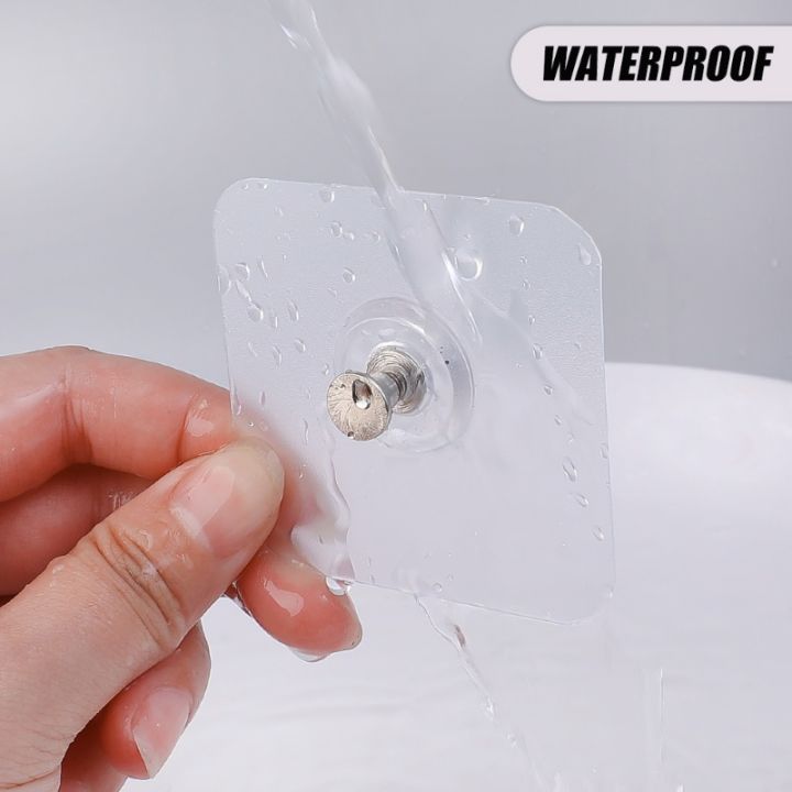 Portable%20Transparent%20Strong%20Adhesion%20Wall%20Door%20Storage%20Hanging%20Hook/%20Durable%20Non%20Punching%20Screw%20Sticker%20Hook/%20Invisible%20Waterproof%20Adhesive%20Hook%20-%20Image%206
