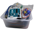 Arduino Starter Kit for the starters. 