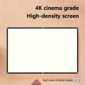 60 84 100 120 Inch 16:9 3:4 Portable Projector Screen Curtain HD Display Screen Home Cinema Theater Movie Home Outdoor Office A JUE. 