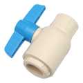 Marvel Cream/Blue CPVC Ball Valve 20mm. 