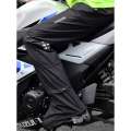 WOSAWE Reflective Mens Raincoat Waterproof Motocross Suit Motorcycle Jacket Split Rain Cloth. 