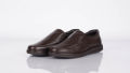 Genuine Leather Slip-on Shoe, Black Horse, 1061. 