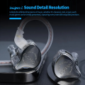 Wenefang Sutuiying KZ EDC PRO Wired Earphone Large Dynamic Drivers Earbuds HiFi Bass Fashion 2025 New Music Headphone Monitors Earphone With Detachable Audio Cable. 