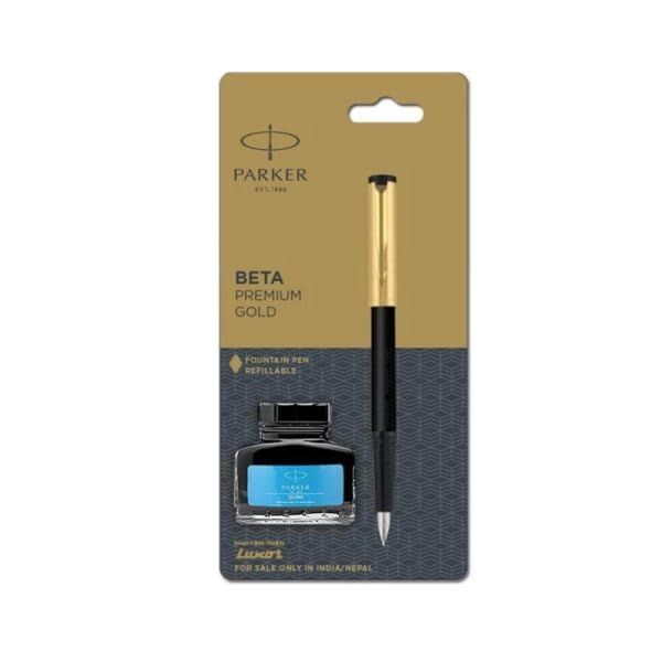 Parker%20BETA%20PREMIUM%20GOLD%20GT%20FP%20F%20+%2030%20ML%20QUINK%20BLack%20INK%20BOTTLE%20-%20Image%203
