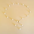 Pearl Women's Belt Adjustable Thin Chain Belt For Ladies Dress Skinny Waistband. 
