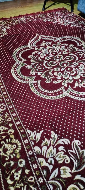 Premium%20Super%20Soft%20Carpet%20Dari/Rug%20(%207%20feet%20by%204.75%20feet%20)%20%5B%20Design/Pattern%20May%20Vary%20%5D%20-%20Image%202