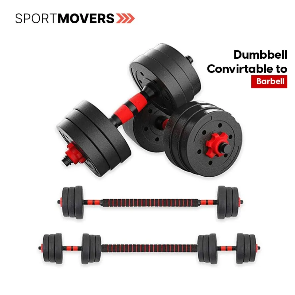 SPN-s Adjustable Dumbbell Set 20 kg Home Gym Equipment In