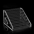 Nail art storage box, clear acrylic, multi-layer nail polish display stand, large capacity cosmetics shelf. 