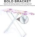 Heavy Folding Ironing Board / Iron Board Table With Iron Stand 36"x 12"(Colour May Vary, Assorted Colour). 